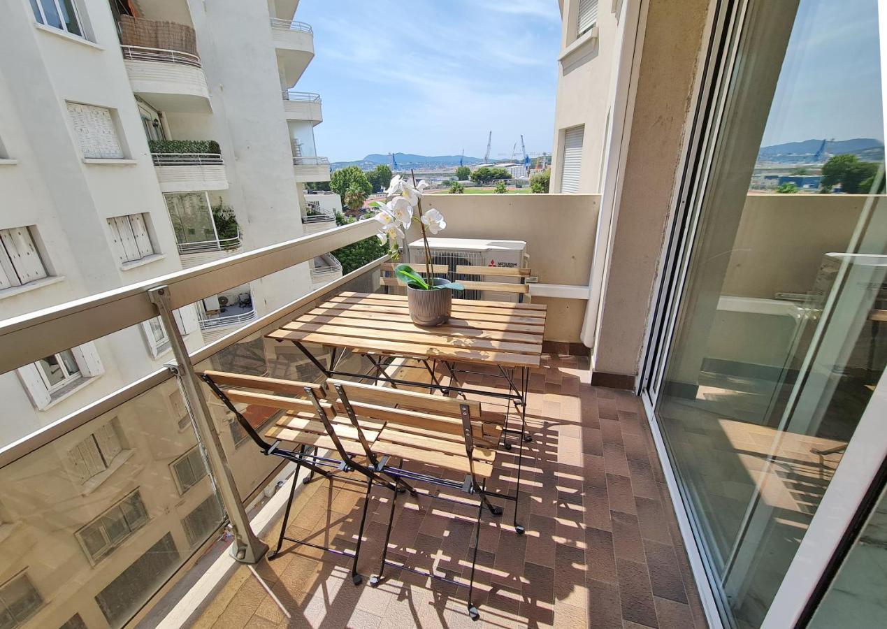 Gregbnb - T2 Pleine Ville - Climatise - Balcon - 1 Toulon Exterior foto